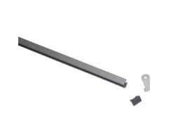 Sale Gardinia Vorhangschienen-Set Lucy 1-läufig 230 cm Silber