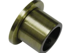 Best Gardinia Wandlager Europa für Ø 19 mm Messing-Antik Antik-Gold