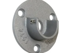 New Gardinia Wandlager Industrial Home Ø 25 mm Silber