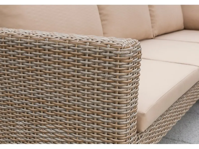 Merxx Garten Eckbank-Gruppe Pamplona 2-tlg. Natur