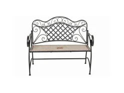 Hot Garden Pleasure Gartenbank Amarillo 2-Sitzer Mosaik 97 x 115 x 57 cm