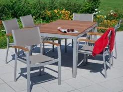 Merxx Gartenmöbelgruppe Naxos 7-teilig