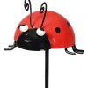 Gartenstecker Marienkäfer Rot 95 cm