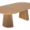 Sale GarWoh Dining Ausziehtisch Oria Natur Oak Oval 210 X 120 Cm