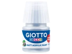 Giotto Decor Acrylic matte Acrylfarbe Silber 25 ml