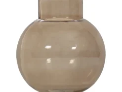 Outlet Glas Vase Braun 25,5 cm x Ø 22,75 cm
