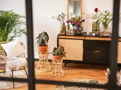 Clearance Glas Vase 22,25 cm x Ø 10,25 cm Braun