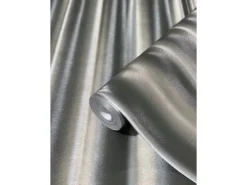 New Glööckler Vliestapete Imperial Welle Anthrazitmetallic