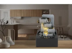 Outlet Globo LED-Brunnen Fontana 1-flammig Anthrazit 180 x 180 x 240 mm