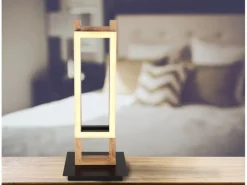 New Globo LED-Tischlampe Illa 1-flammig Schwarz matt 200 x 150 x 500 mm