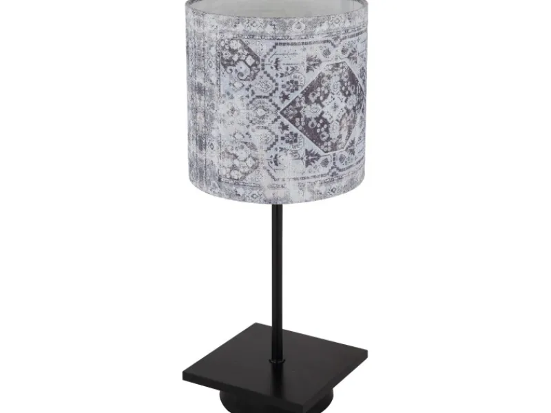 Globo Tischlampe Gabriele 1-flammig Schwarz matt 150 x 350 mm