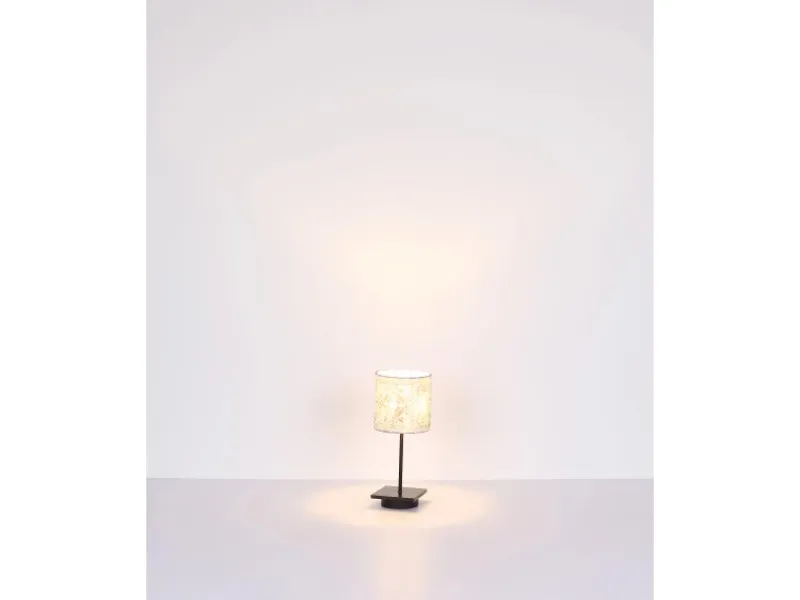 Globo Tischlampe Gabriele 1-flammig Schwarz matt 150 x 350 mm