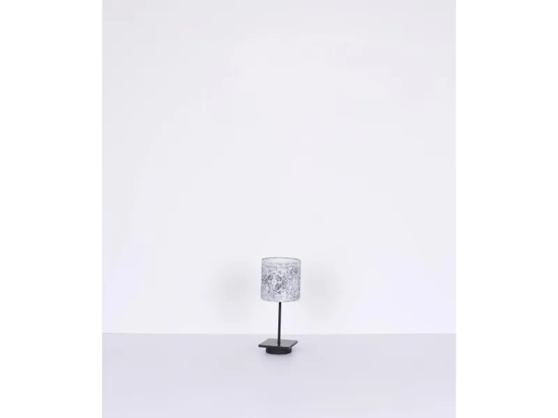 Globo Tischlampe Gabriele 1-flammig Schwarz matt 150 x 350 mm