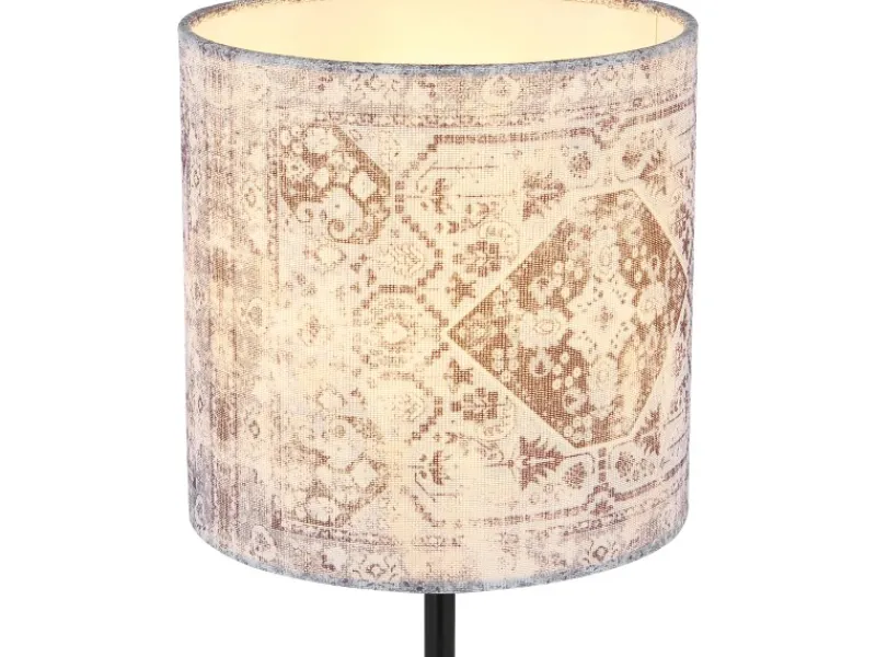 Globo Tischlampe Gabriele 1-flammig Schwarz matt 150 x 350 mm