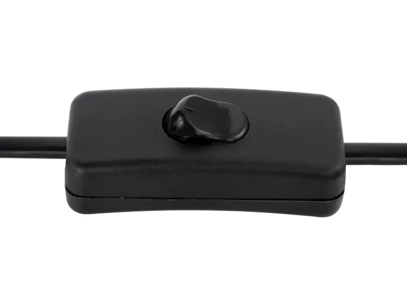 Globo Tischlampe Gabriele 1-flammig Schwarz matt 150 x 350 mm