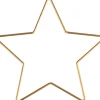 Glorex Metallstern Goldfarben 15 cm x 15 cm x 0,3 cm