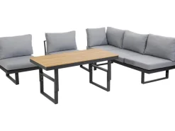 Greemotion Lounge-Gruppe San José 3-teilig Braun