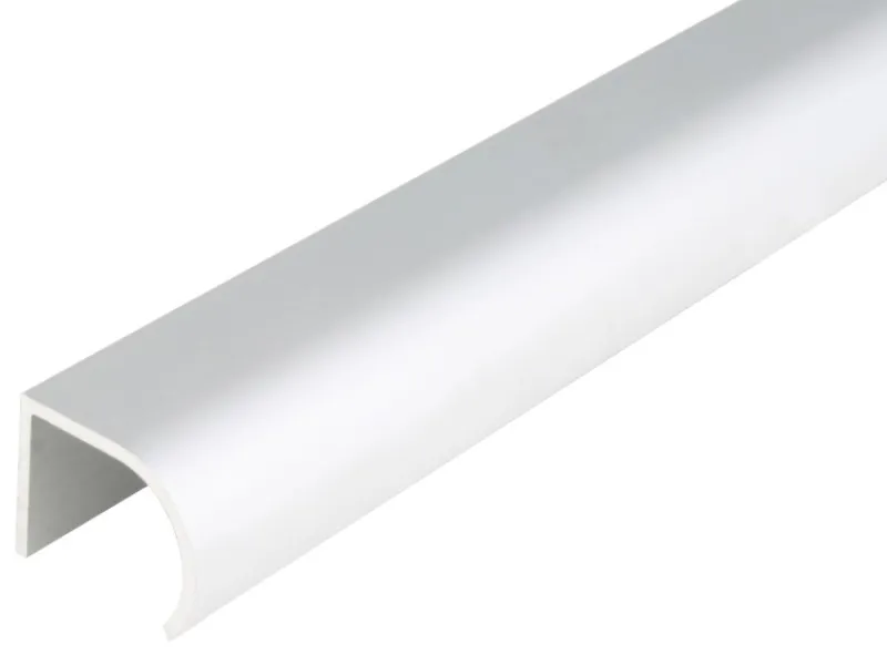 Griffprofil Aluminium 19 mm x 25 mm x 2.000 mm Silber