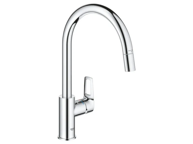 Grohe QuickFix Einhebel-Spültischarmatur Start Loop Chrom mit Brause