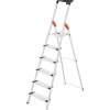 Hailo Alu-Haushaltsleiter XXL L80 Comfortline 6-stufig
