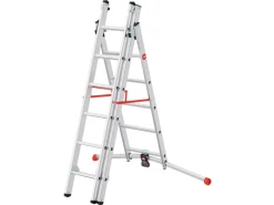 Hailo Alu-Kombileiter S100 Profi Lot 287 cm x 122 cm x 118 cm Aluminium