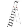 Sale Hailo Alu-Sicherheits-Stehleiter L100 TopLine 7-stufig