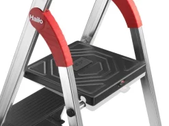 Hailo Alu-Sicherheits-Stehleiter L100 TopLine 6-stufig