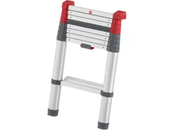 Sale Hailo Alu-Teleskopleiter T100 FlexLine 265 cm x 46 cm x 100 cm Aluminium