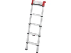 Sale Hailo Alu-Teleskopleiter T100 FlexLine 265 cm x 46 cm x 100 cm Aluminium