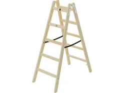 Hailo Holz-Doppelsprossenleiter H40 StandardLine 2 x 5 Sprossen