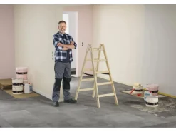 Hailo Holz-Doppelsprossenleiter H40 StandardLine 2 x 5 Sprossen