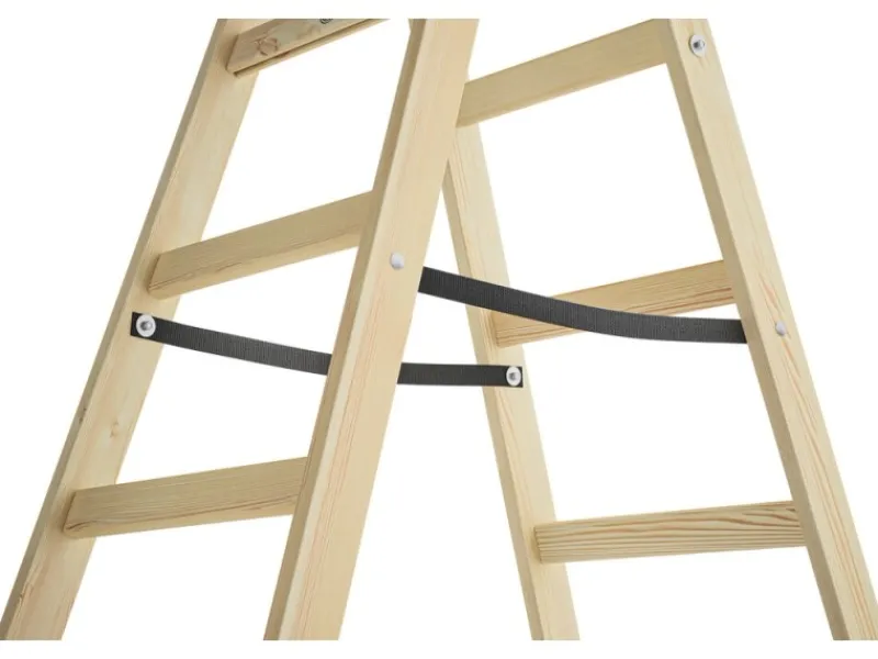 Hailo Holz-Doppelsprossenleiter H40 StandardLine 2 x 6 Sprossen