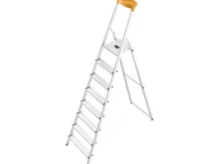 Hailo L58 Alu-Sicherheits-Stehleiter 8-stufig