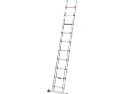 Clearance Hailo Sicherheits-Teleskopleiter FlexLine 320 Aluminium 11-stufig bis 150 kg