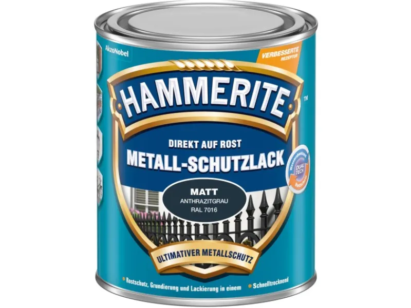 Hammerite Metall-Schutzlack matt 750 ml