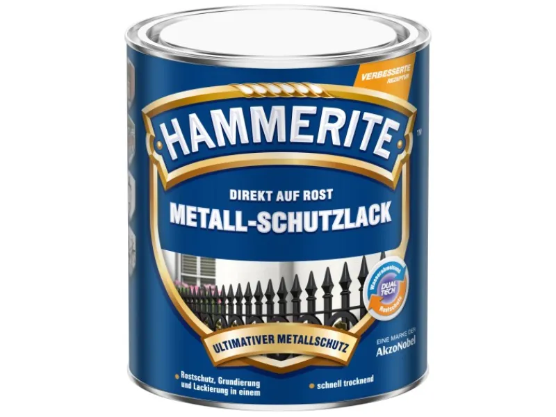 Outlet Hammerite Metall-Schutzlack glänzend 750 ml Rot