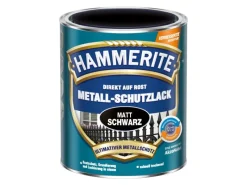 Hammerite Metall-Schutzlack matt 2,5 l Schwarz