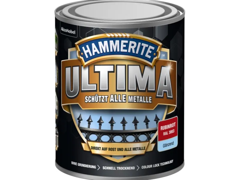 Hammerite Ultima Premium Metall-Schutzlack glänzend 750 ml
