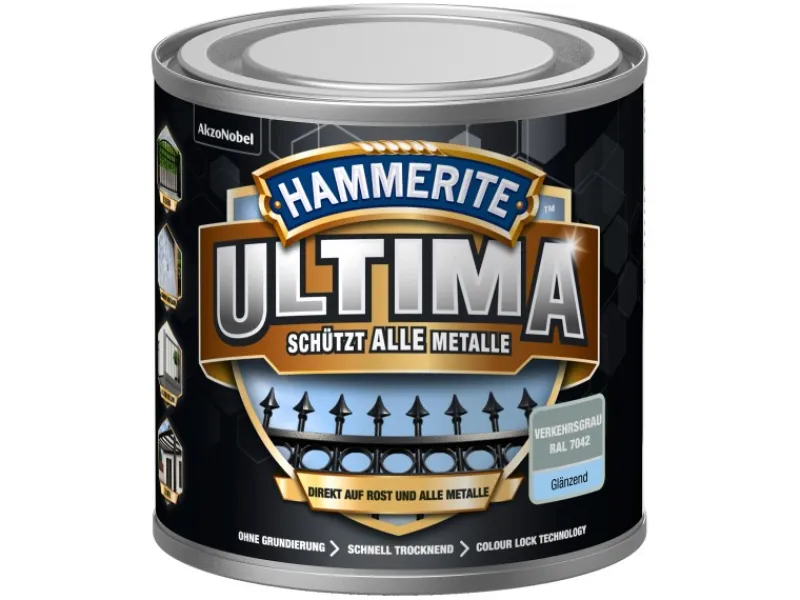 Hammerite Ultima Premium Metall-Schutzlack glänzend 250 ml