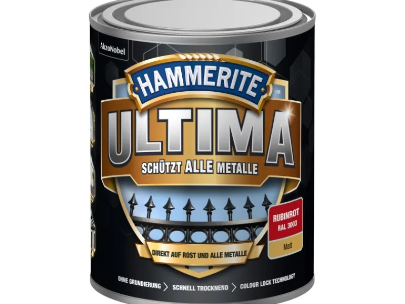 Hammerite Ultima Premium Metall-Schutzlack matt 750 ml