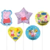 Happy People Mini Folienballon Peppa Pig 5-fach Sortiert Mehrfarbig