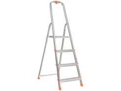 New Haushaltsleiter 4-stufig Aluminium