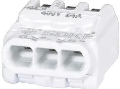 Hot Hebelklemme 3-polig Ø 0,2 mm - 2,5 mm 10 Stück