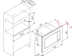Held Möbel Küchenzeile Mailand 370 cm -Grau Matt mit E-Geräten