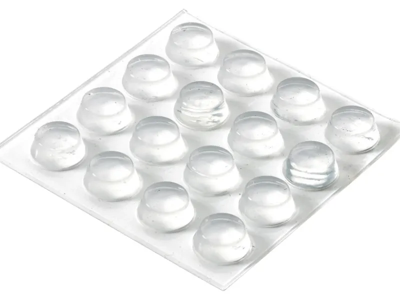 Hettich Anschlagpuffer Selbstklebend Ø 11 x 5 mm Kunststoff Transparent 16 Stück