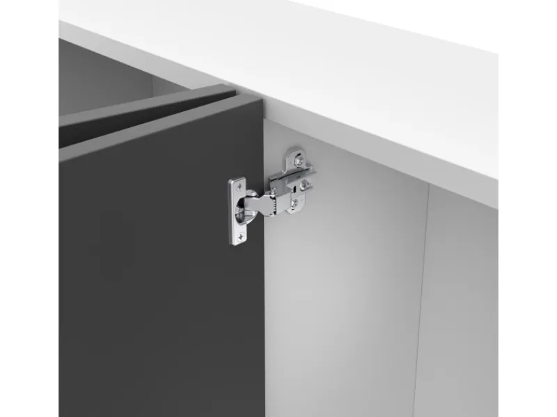 New Hettich Mini-Scharnier Mittelwandanschlag 15 mm - 22 mm 1 Stück