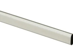 Hettich Schrankrohr oval 2000 mm Stahl nickel-matt