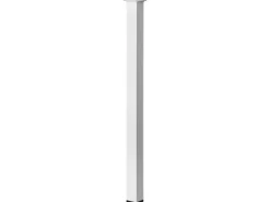 Hot Hettich Tischbein 25 mm x 25 mm x 400 mm Weiß