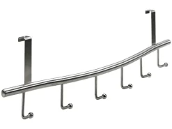 New Hettich Türhängegarderobe Edelstahl 6 Haken