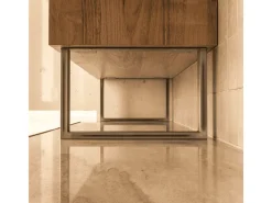 Discount HEVVA Möbelbein GRAZ 25 cm Hoch 30 cm Tief 1 Stück Rohstahl-Klarlack